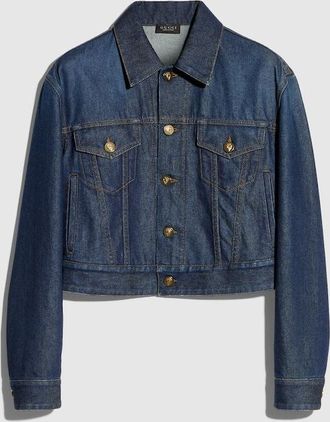 Gucci Cotton Denim Jacket, Blue