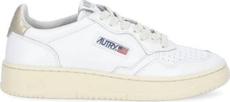 Autry Medalist Leather Low-Top Sneakers, Brand Size 37 ( US Size 7 )