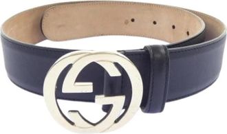 Gucci Pre-owned Standard Belt - Dames - Vintage Accessoires - Zwart - ONE Size - Vintage
