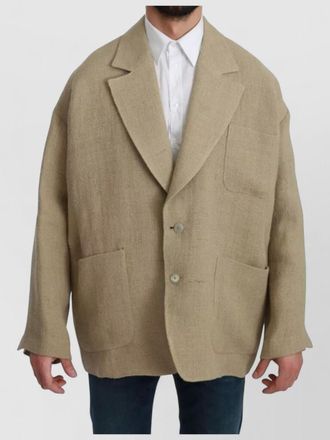 Dolce & Gabbana jute single-breasted blazer