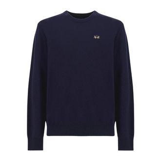 La Martina Logo Sweater - Heren - Truien - Blauw - Maat: L