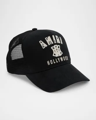 Amiri Men & apos;s Bones Stacked Trucker Hat