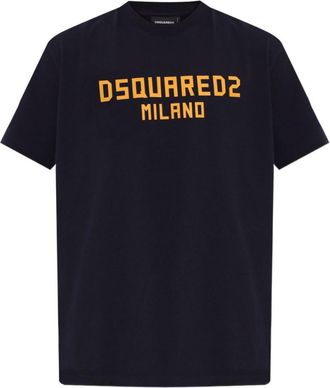 Dsquared2 Navy Blue Crewneck Logo T-Shirt