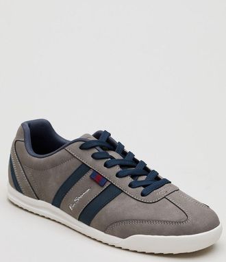 Ben Sherman Keeler Heren Grijze/Navy Sneakers