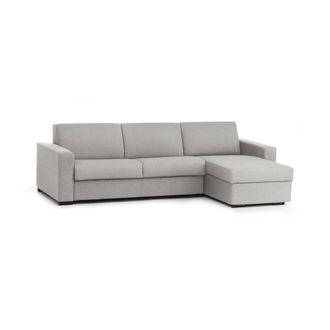Talamo Italia Sofa Cama Alisea, Sof&aacute; De Esquina, 100% Made In Italy, Sof&aacute; Con Apertura Giratoria, Con Contenedor Reversible Peninsula, Con Reposabrazos Delgados, Cm