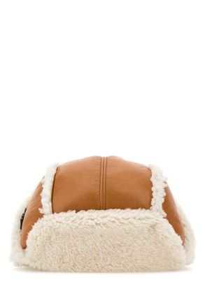 Miu Miu Camel Shearling Hat
