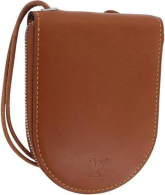 Louis Vuitton Pre-owned Nomade Leren Portemonnee - Dames - Vintage Accessoires - Bruin - ONE Size - Leer - Vintage