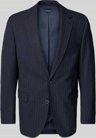 Christian Berg Slim Fit 2-Knopf-Sakko mit Viskose-Anteil in Blau, Gr&ouml;&szlig;e 102