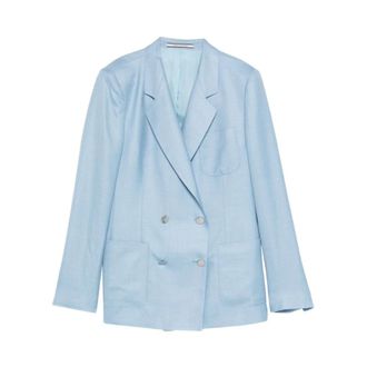 Tagliatore Blazers, female, Blue, Size: L 0205 Blazer