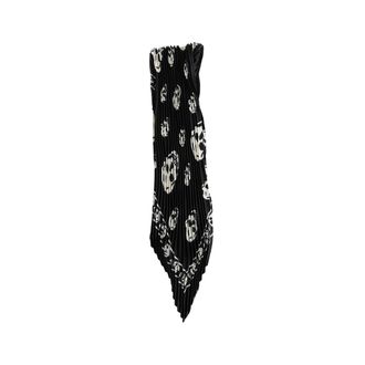 Alexander McQueen Pleated Skull Scarf