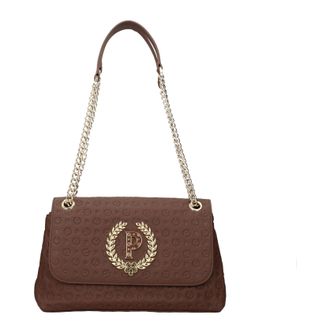 Pollini Umhängetaschen Frauen Leder braun/Erde