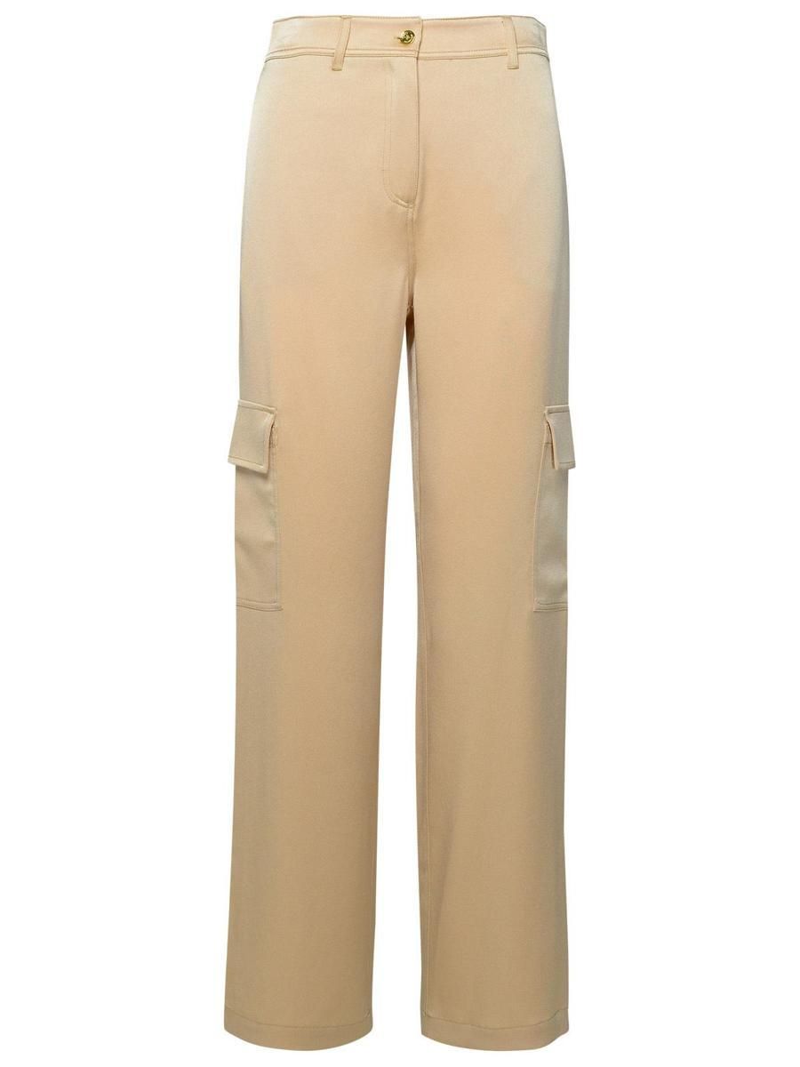 パンツ Michael Kors SS24 Satin cargo pants (MH330DS99G 288) Satin Cargo Pants by MICHAEL KORS | Rent the Runway