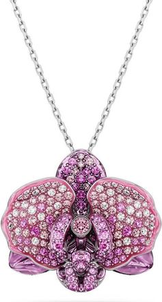 Swarovski Idyllia Flower Pendant Necklace
