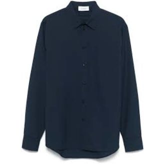 Laneus Casual Katoenen Overhemd - Heren - Casual Overhemden - Blauw - L - Katoen - Overhemden