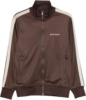 Palm Angels Hoodies & sweatvesten, Heren, Bruin, XL, Sweatshirts