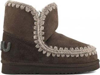 Mou Eskimo 18 - Dames - Winterlaarzen - Bruin - 39 EU - Wol - Schoenen