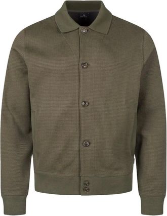 Paul Smith Cardigan - Heren - Truien - Groen - Maat: L Katoen