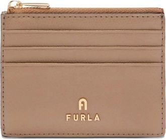 Furla Portacarte con zip - Marrone