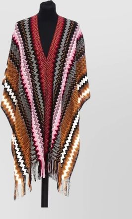 Missoni wool poncho