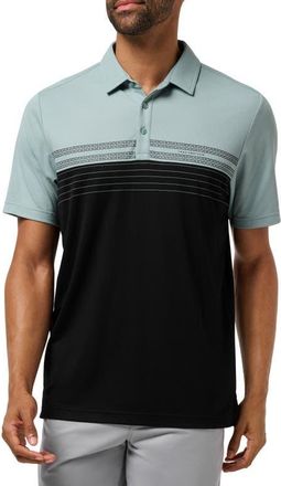 Travis Mathew Postcard Book Colorblock Polo Shirt in Arona at Nordstrom, Size Xx-Large
