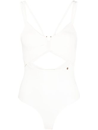Nissa Top con cut-out - Bianco