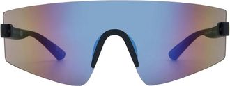 Body Glove BGPC 23 129 Blue Mirror Shield Unisex Sunglasses 10267897.FWG NAVBLU
