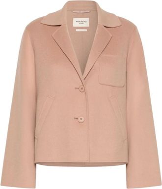 Max Mara Pelota Jacket - Dames - Blazers - Roze - S - Wol - Jassen