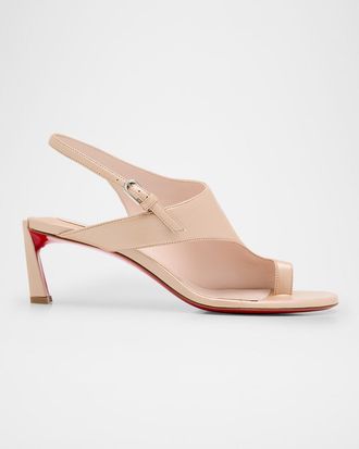 Christian Louboutin 55mm Viva Condora Asymmetrical Sandals
