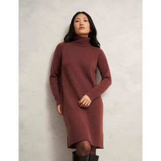 Hobbs London Nessa Knitted Dress in Cinnamon Brown at Nordstrom, Size X-Large