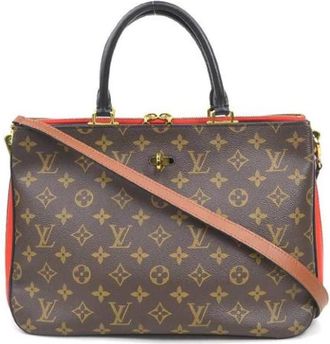 Louis Vuitton Tweedehands Canvas Louis Vuitton tassen - Dames - Vintage Handtas - Bruin - ONE Size - Vintage