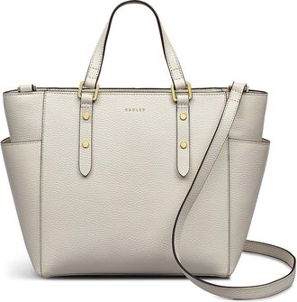 Radley London Silk Street Medium Ziptop Satchel Bag in Chalk at Nordstrom