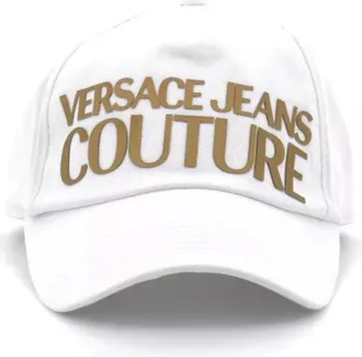Versace Jeans Couture Witte Hoeden & Beanies 73Yazk 11Zg 109G03 - unisex - Petten - Wit - ONE Size - Accessoires
