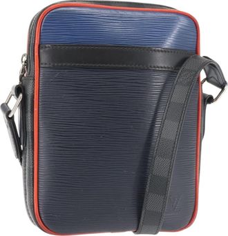 Louis Vuitton Danube Handbag Epi Leather Navy Leather Bag (Pre-Owned)