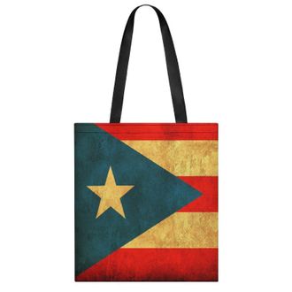 Generic Vintage PuertoPR Flag Womens Tote Casual Shopping Bag Lightweight Shoulder Bags Hobos Handbag for Work Travel Daily 35x40cm