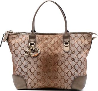 Gucci Pre-owned Gucci GG Lurex Heart Bit Satchel Ladies 269957 520981