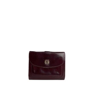 Loewe Pre-owned Wallets, female, Red, Size: ONE SIZE Pre-owned Madrid Vintage Wallet