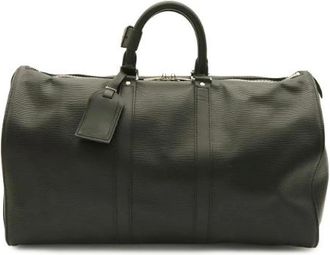 Louis Vuitton Pre-owned Epi Boston Bag - Dames - Vintage Weekendtas - Zwart - ONE Size - Leer - Vintage