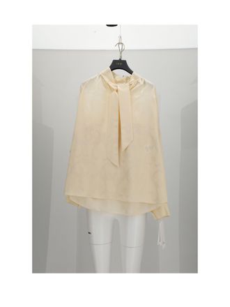 Dior Womens Shirt Cream Silk