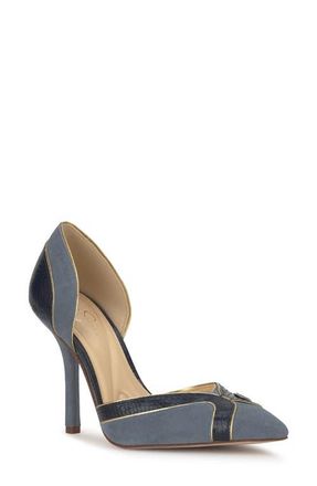 Jessica Simpson Vuley dOrsay Pump in Ash Blue/Dark Night at Nordstrom, Size 8.5