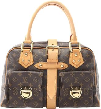 Louis Vuitton Borsa a mano Manhattan GM con monogramma 2008 - Marrone