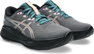 Asics Laufschuh ASICS GEL-CUMULUS 27 GORE-TEX, Damen, Gr. 37,5, carrier grau, misty pine, Synthetik, Schuhe Laufschuh, wasserdicht