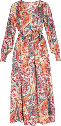 Usha jurk Dames Oranje Veelkleurig