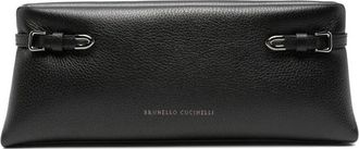 Brunello Cucinelli Bag Brunello Cucinelli - Dames - Clutches - Zwart - ONE Size - Leer - Tassen