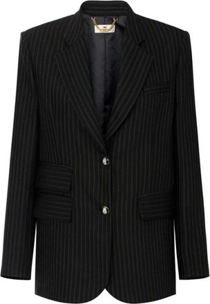 Elisabetta Franchi Mujer, Chaquetas, Negro, Talla: S