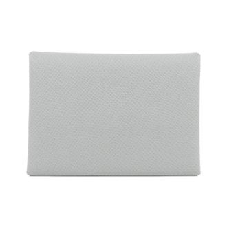 Herm&egrave;s Blue Epsom Leather Coin Purse/Coin Case (Pre-Owned)