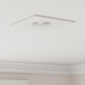 vidaXL Spotlights con i riflettori 24 pcs Bianco 9 x 9 x cm Alluminio - Vidaxl