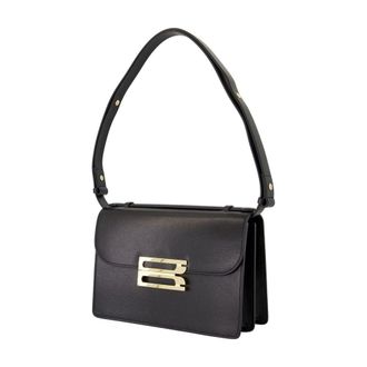 Victoria Beckham Womens Dorian Crossbody Bag Black Calfskin
