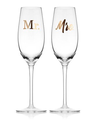 Mikasa Novelty 8Oz Champagne Flutes