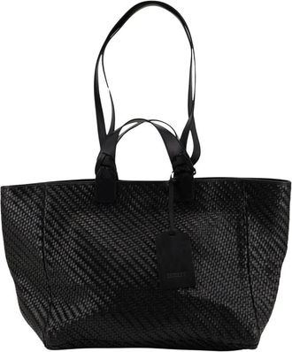 Ibeliv Elmio Medium Tote - Dames - Shoppers - Zwart - ONE Size - Katoen - Tassen
