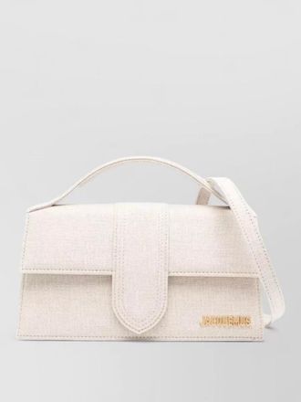 Jacquemus grand rectangular clutch top handle strap